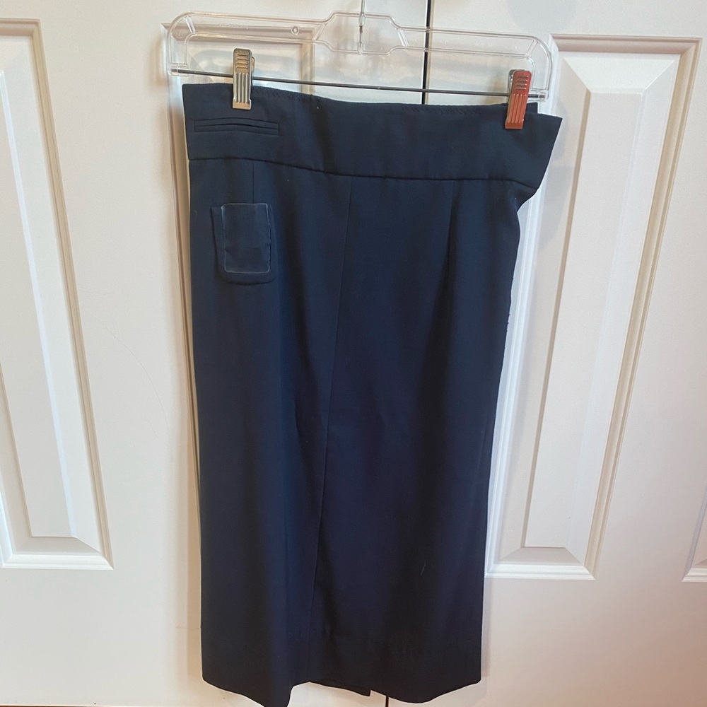 March Jacobs High wasted navy skirt